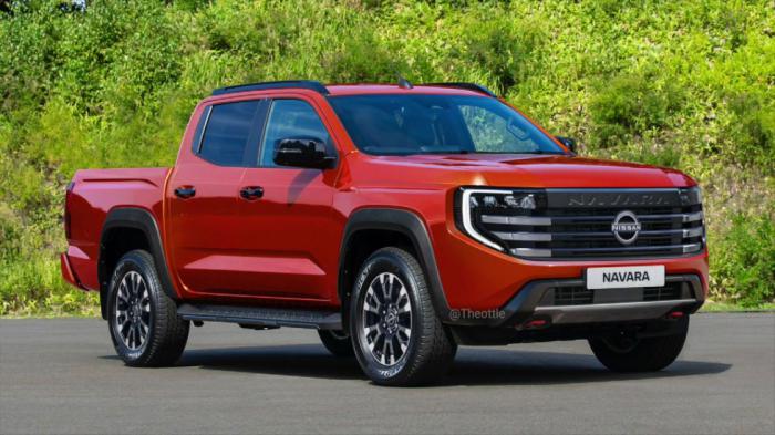 Το νέο Nissan Navara αποκαλύπτεται σε ανεπίσημα σχέδια 